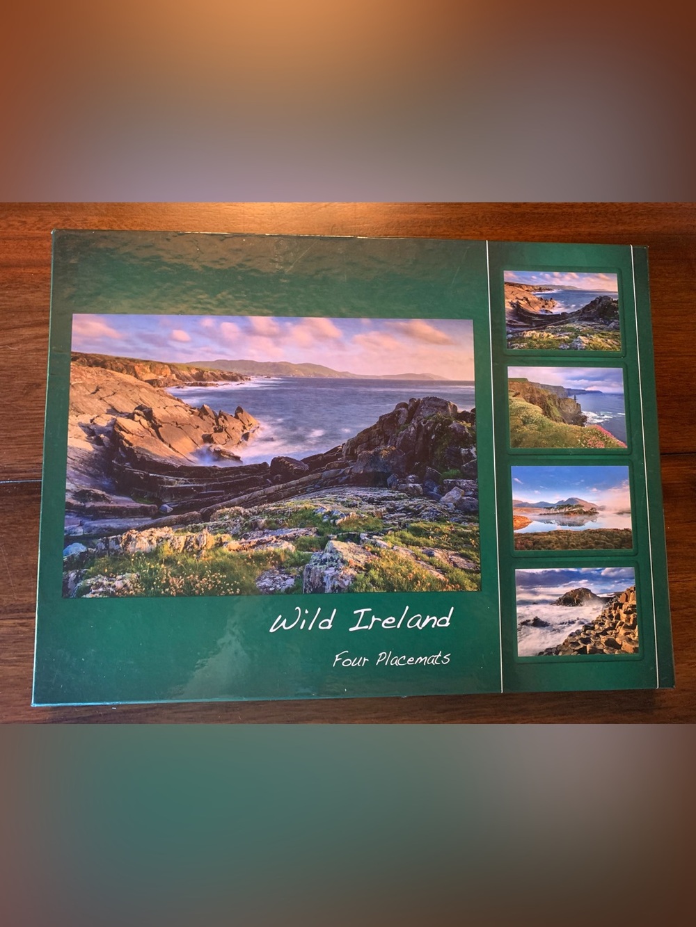TableImage Wild Ireland Four Placemats Set of 4 Green & Multicolour